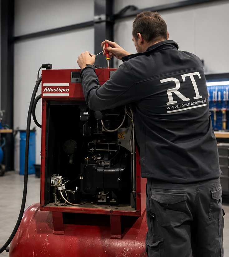 Compressor reparatie door Roest Techniek