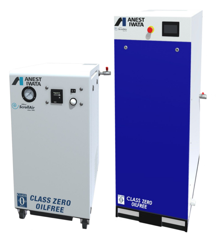 Anest Iwata scroll compressor voor olievrije schone perslucht